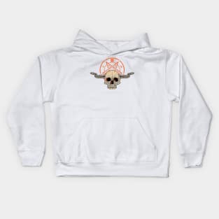 Halloween Skull and snakes Kids Hoodie